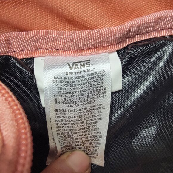 Vans Off The Wall Pink Checkerboard Backpack Casual Travel Outdoors School main image 9